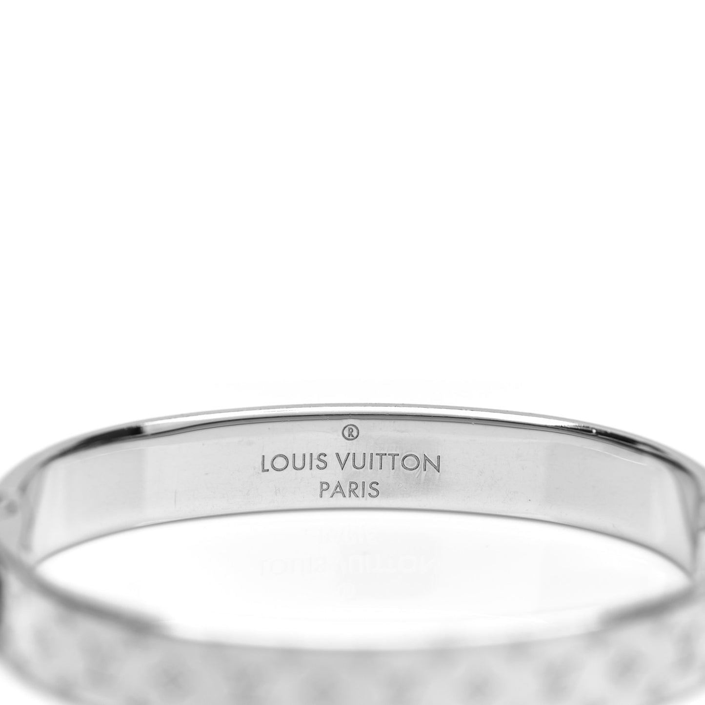 Palladium Monogram Nanogram Cuff S Silver
