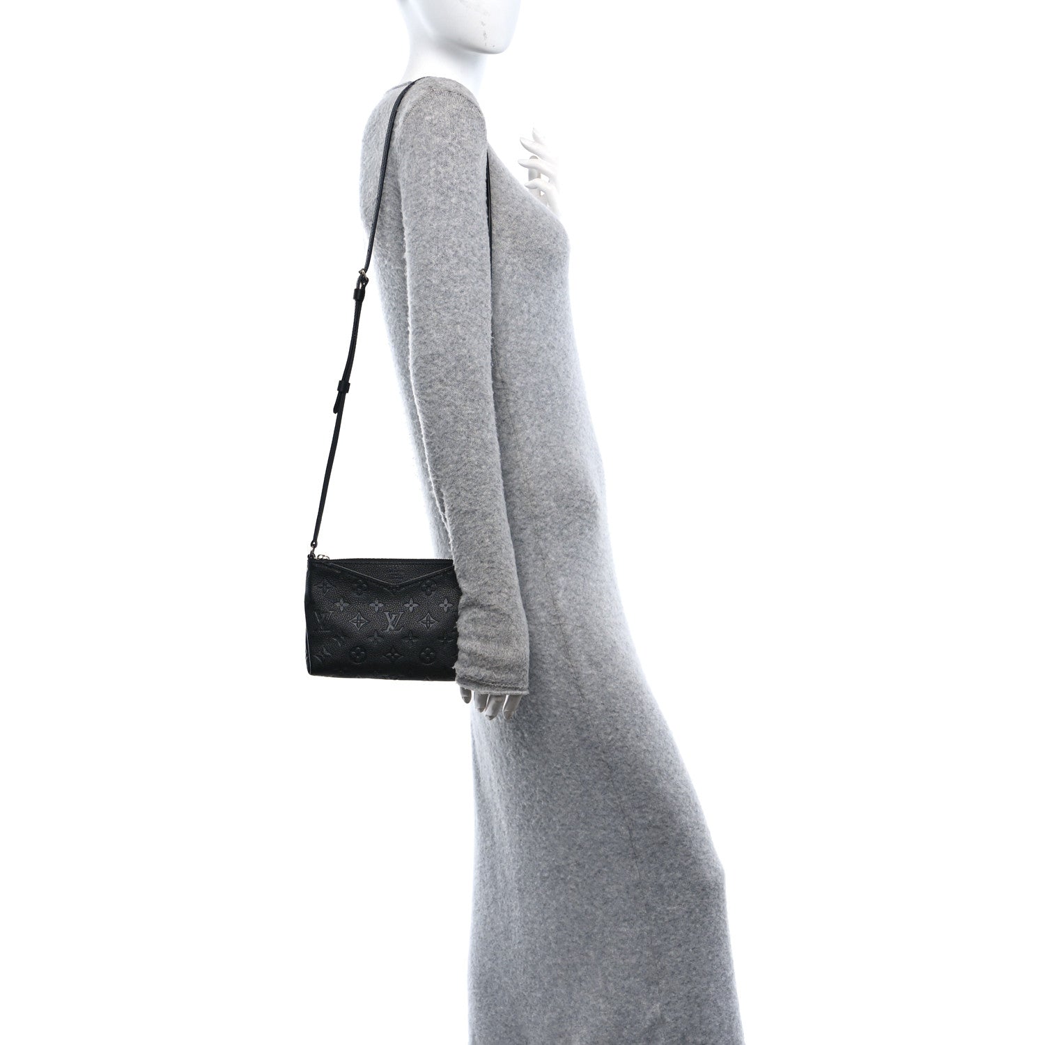 Louis Vuitton Empreinte Pallas Crossbody Black 2 of 10