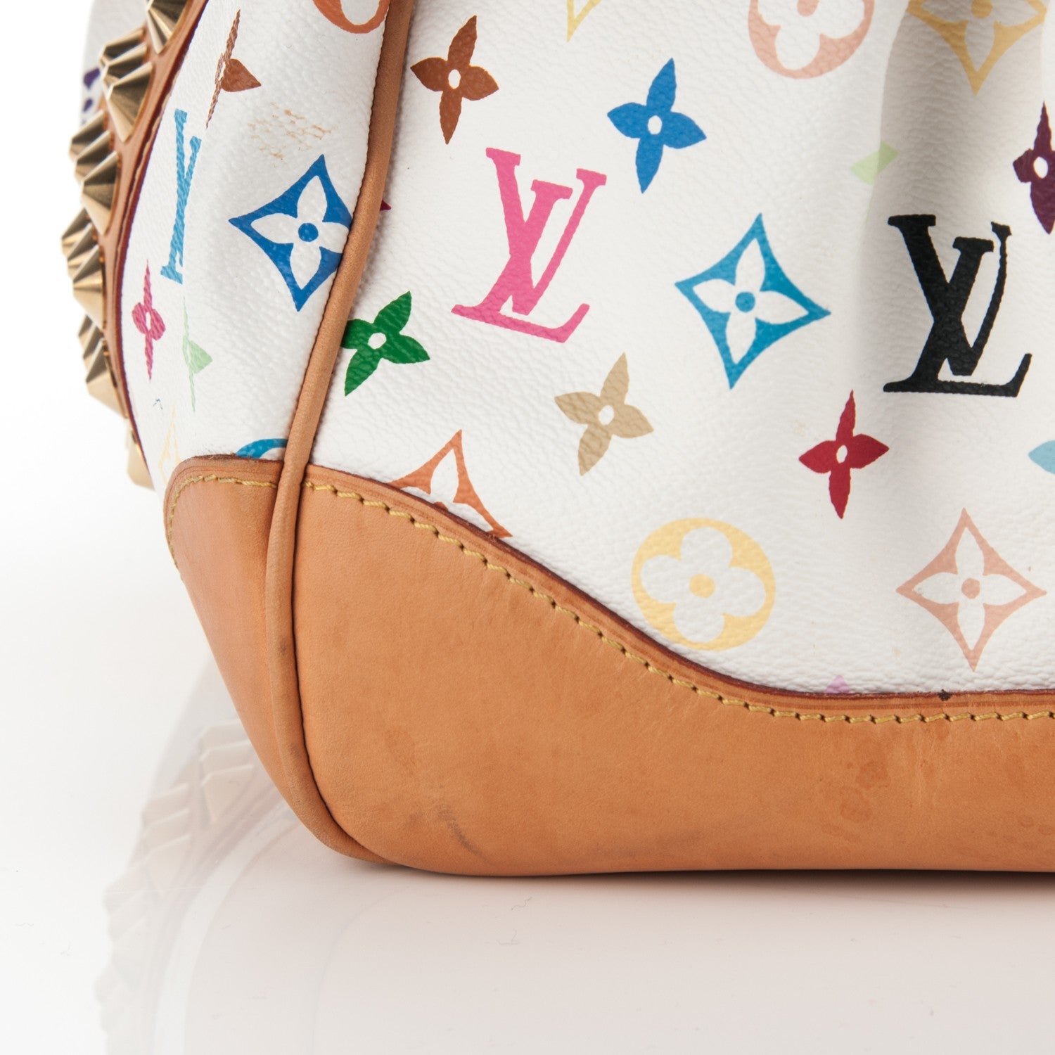 Louis Vuitton Monogram Multicolor Courtney GM White 8 of 9