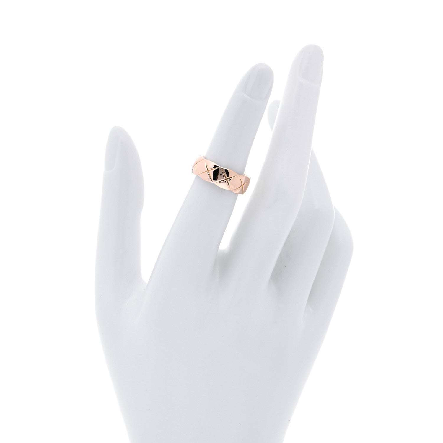 Chanel 18K Beige Gold Small Coco Crush Ring 50 5.25 2 of 6