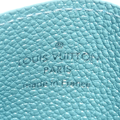 Louis Vuitton Empreinte Monogram LV Charms Card Holder Pearly Lagoon Turquoise 6 of 7