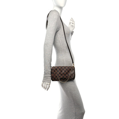 Louis Vuitton Damier Ebene Favorite PM 3 of 12