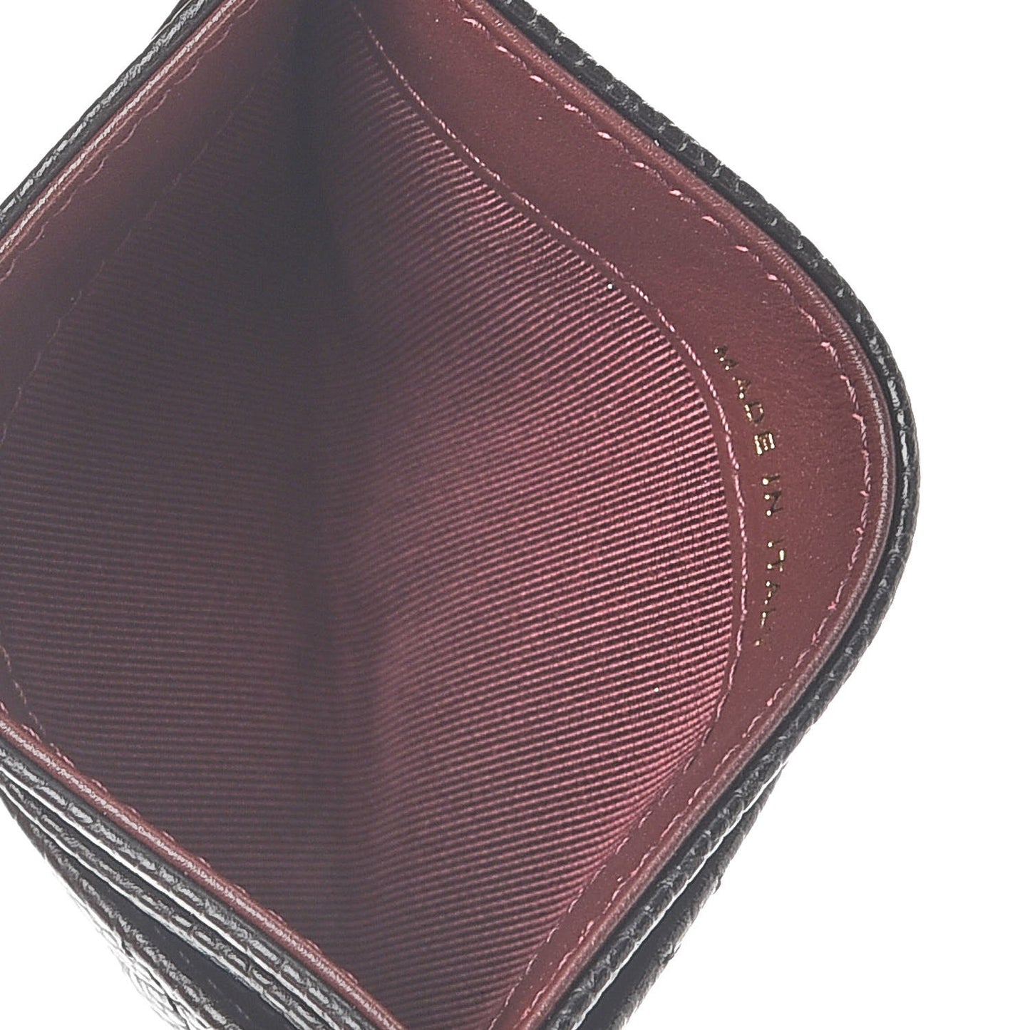 Caviar Quilted Card Holder Black
