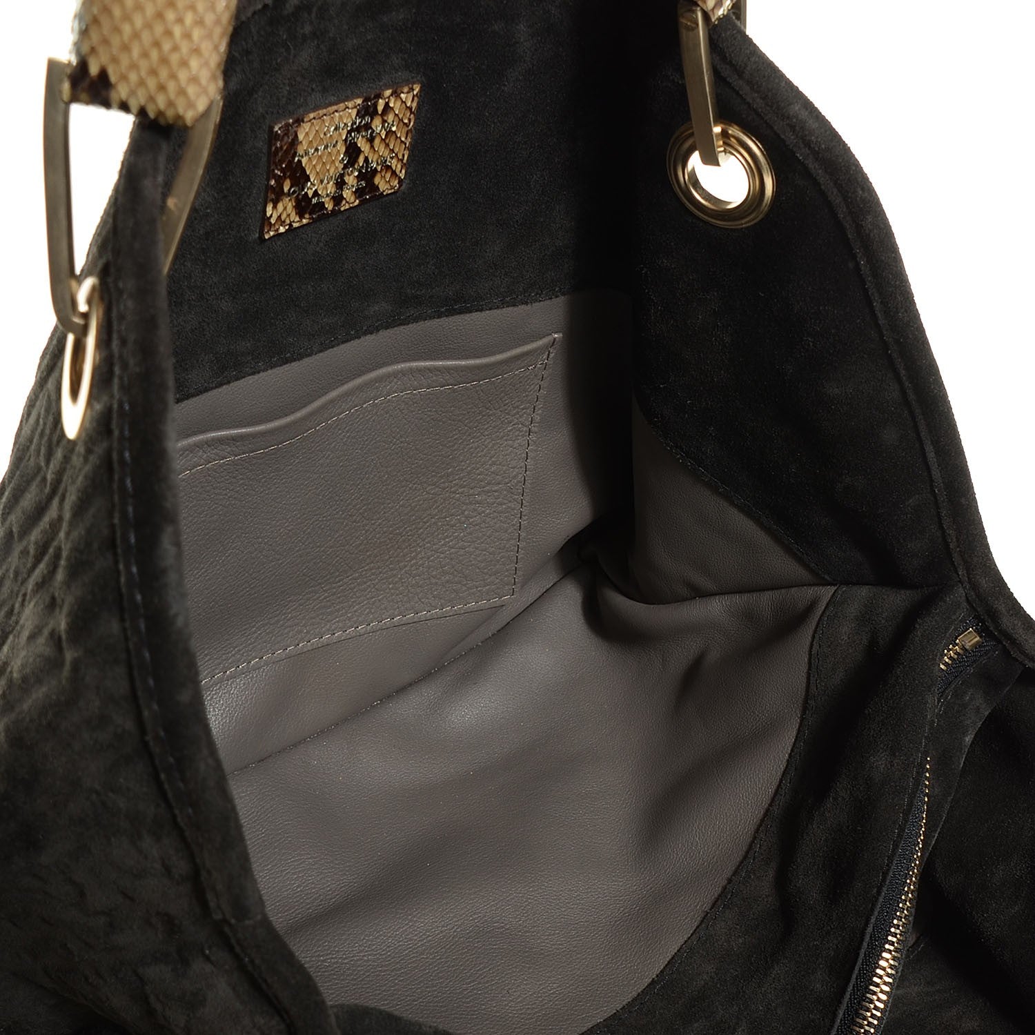 Louis Vuitton Monogram Suede Embossed Whisper PM Kohl 8 of 17