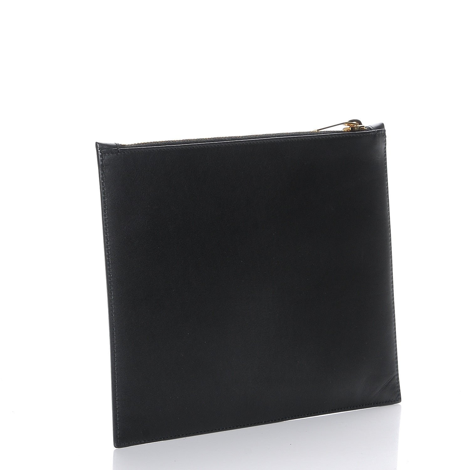 Saint Laurent Lambskin Zip Pouch Black 3 of 7