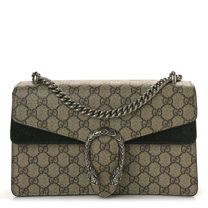 Gucci GG Supreme Monogram Small Dionysus Shoulder Bag Black 1 of 14