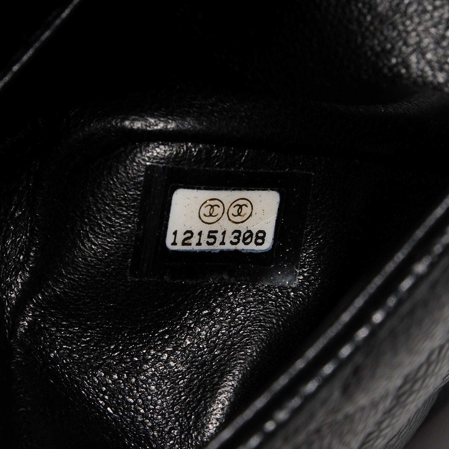 Caviar Quilted Mini Square Flap Black