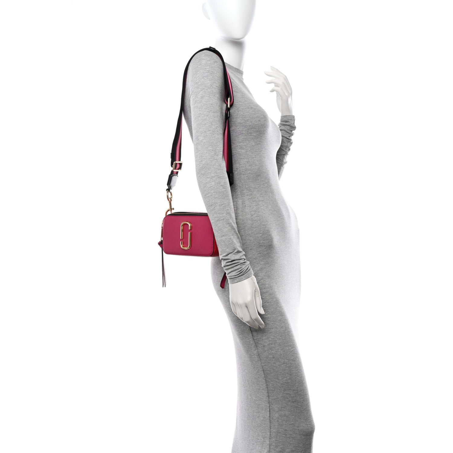 Marc Jacobs Saffiano Small Snapshot Camera Bag Hibiscus Multicolor 2 of 11