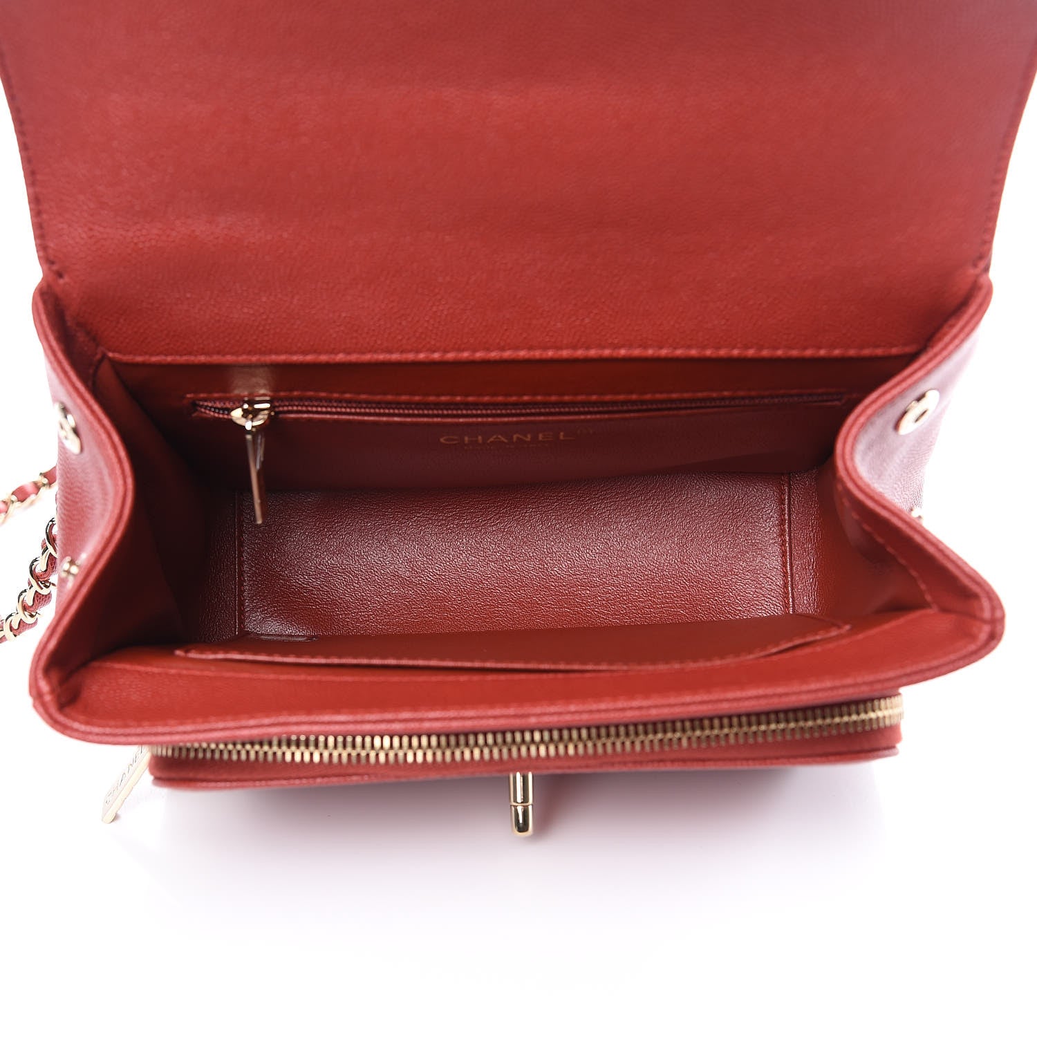 Chanel Caviar Quilted Medium Business Affinity Flap Red 5 of 9
