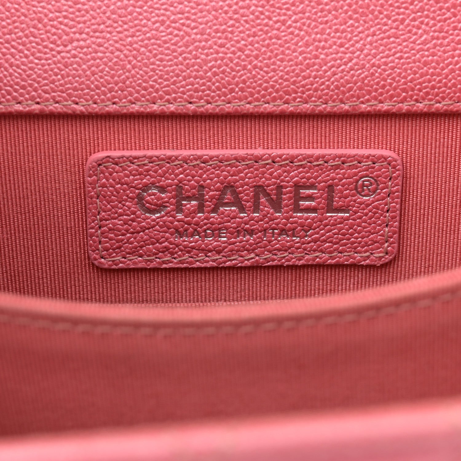 Chanel Iridescent Caviar Quilted North South Boy Flap Pink 6 of 10