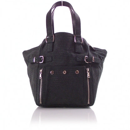Saint Laurent Leather Croc Medium Downtown 1 of 11