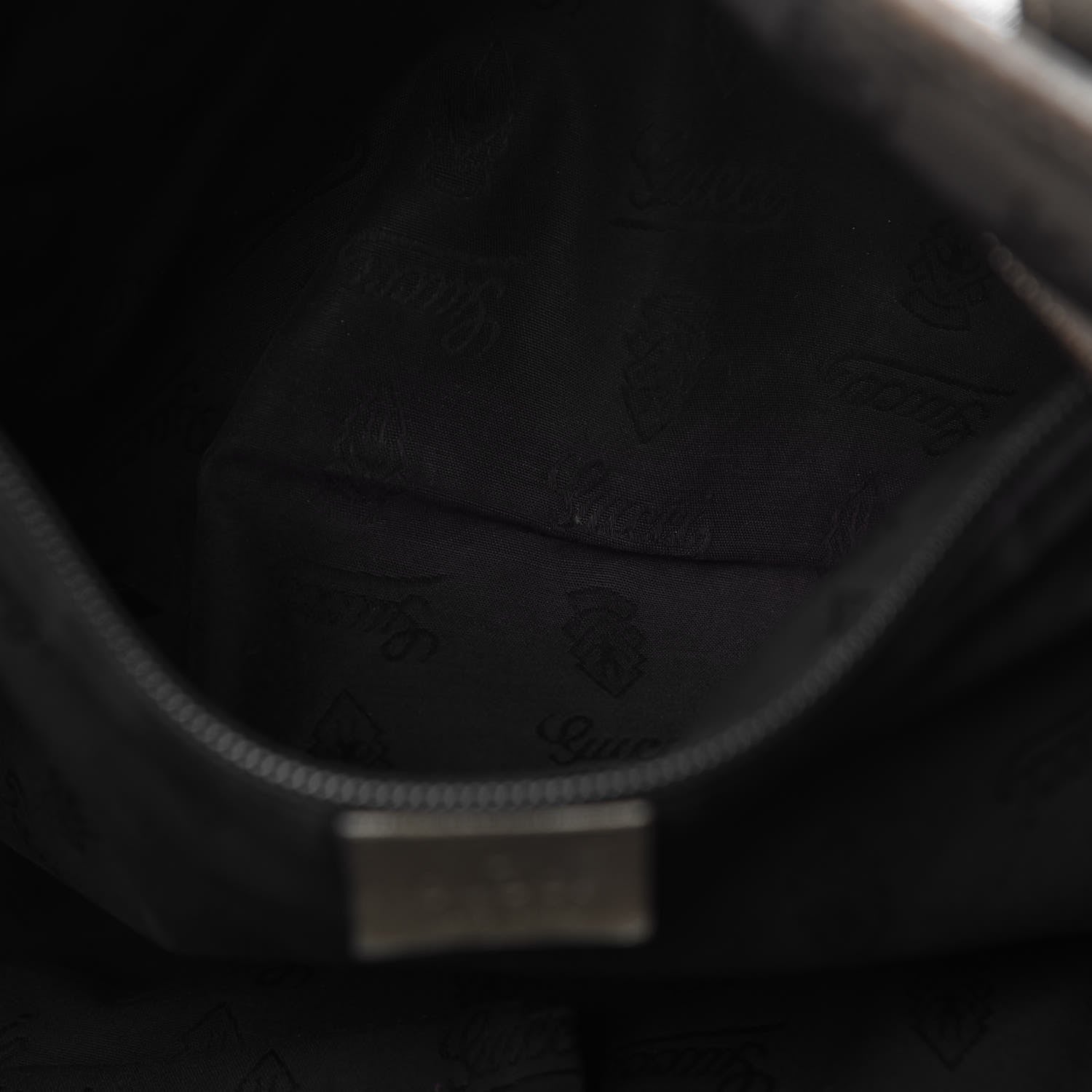Gucci Imprime Monogram Medium Zippered Shopping Tote Pewter 6 of 14