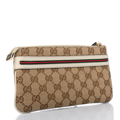 Gucci Monogram Mayfair Wristlet Off White 2 of 4