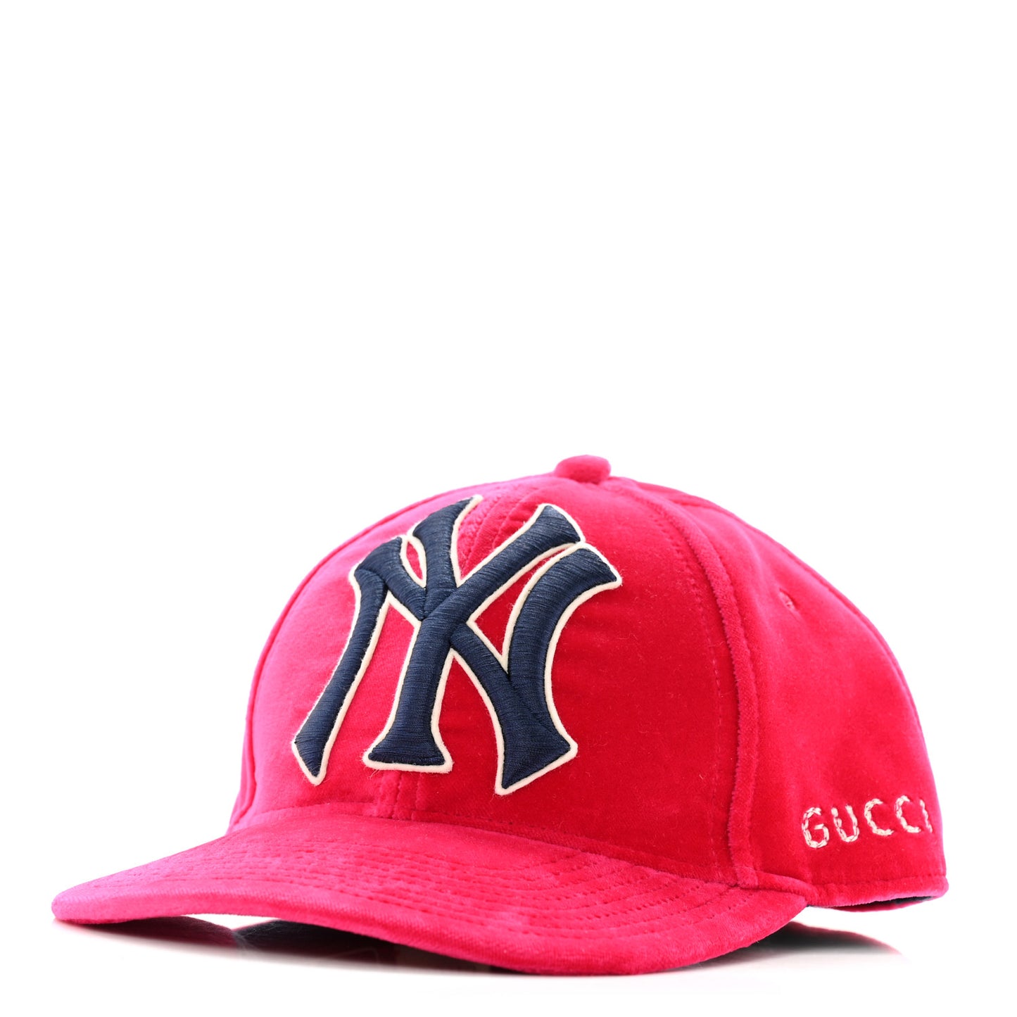 X MLB Velvet NY Yankees Baseball Hat 57-61 Pink