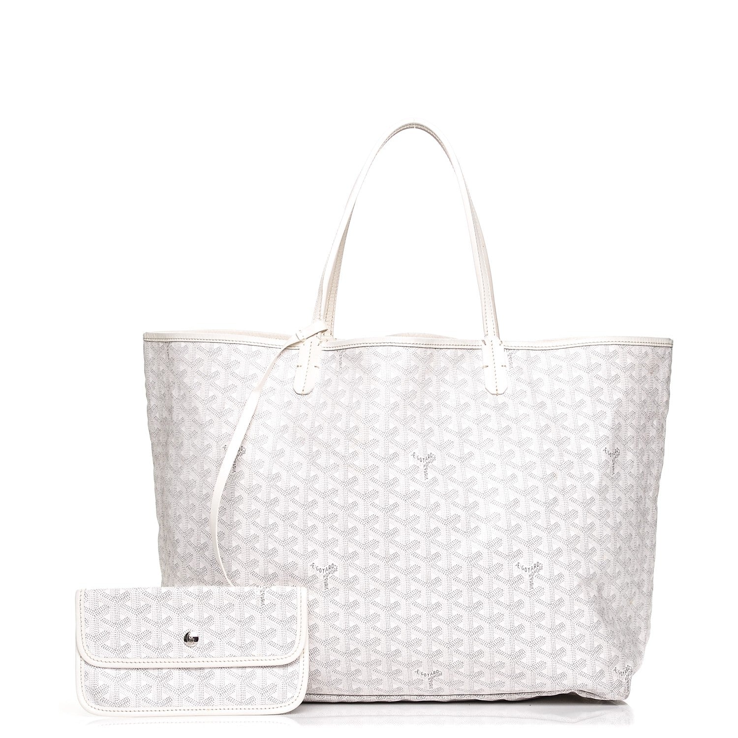 Goyard Goyardine Saint Louis GM White 1 of 9