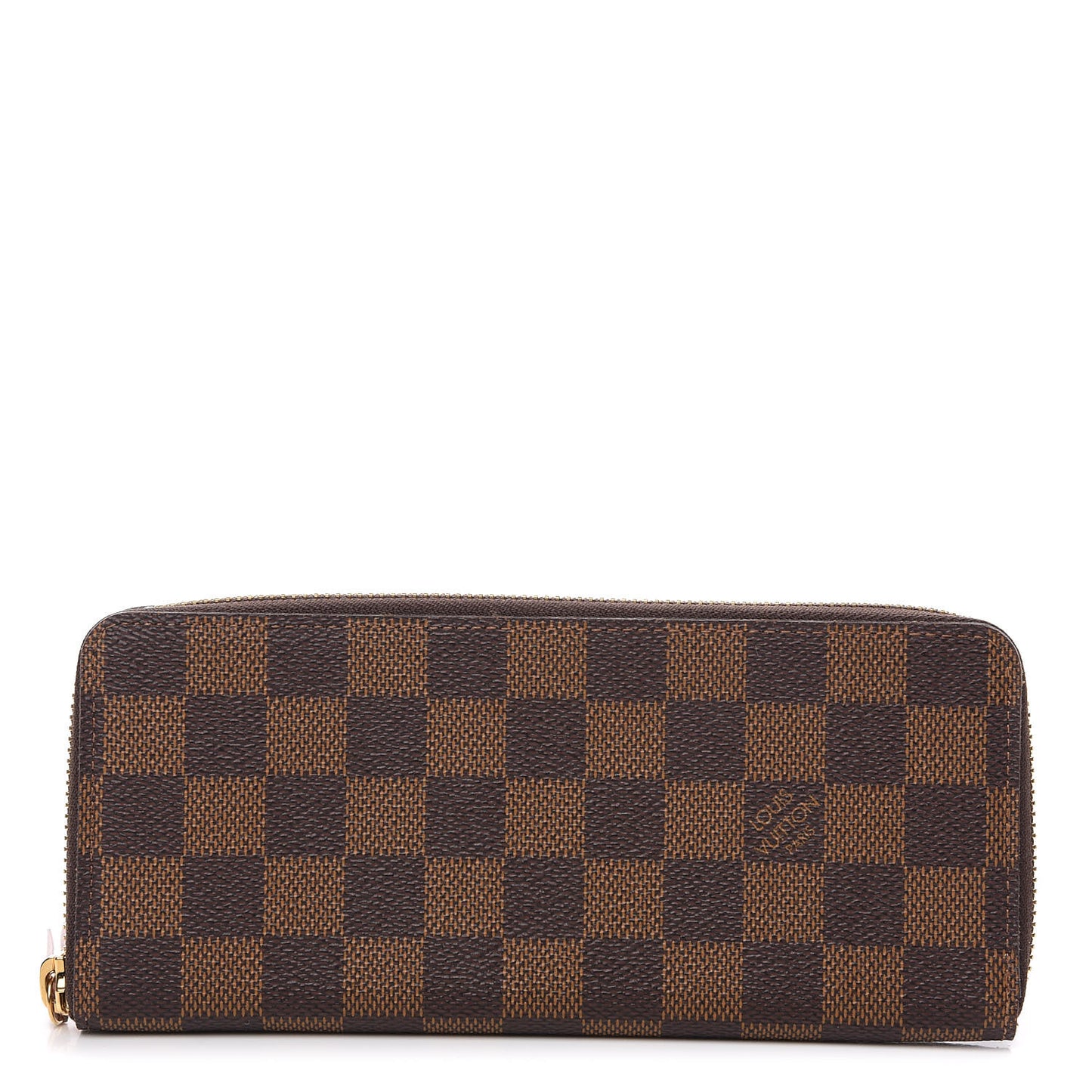 Damier Ebene Clemence Wallet Rose Ballerine
