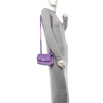 Chanel Shaded Caviar Quilted My Everything Small Flap Purple Light Purple 2 of 14