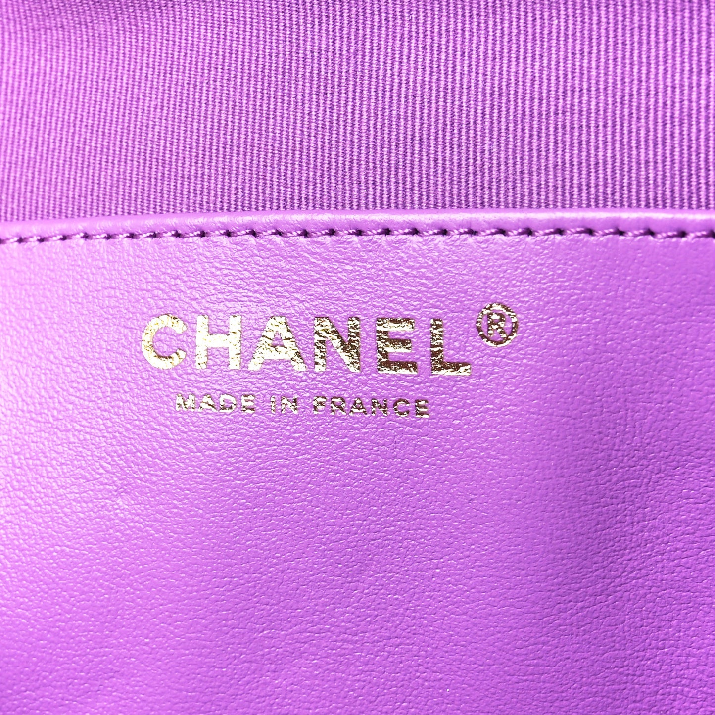 Lambskin Quilted CC In Love Heart Bag Purple