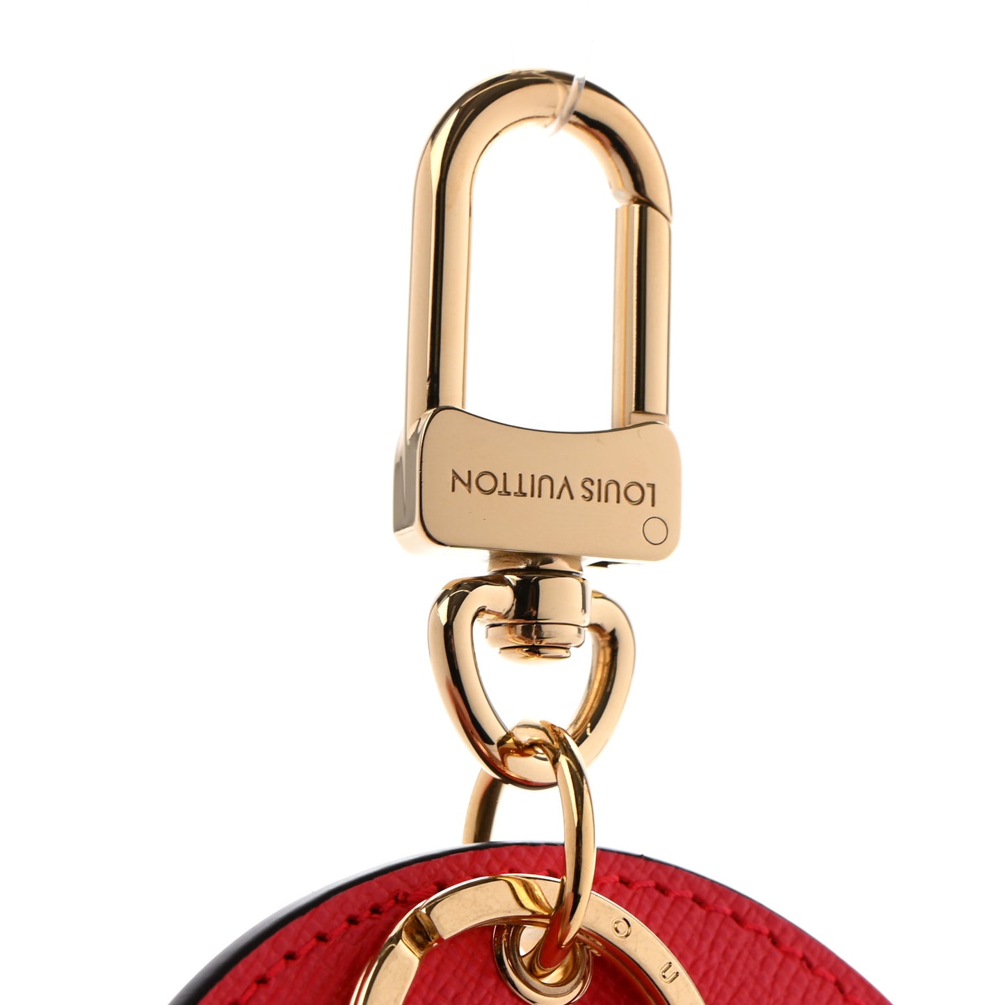 Monogram 2021 Christmas Animation London Bag Charm Key Ring Red