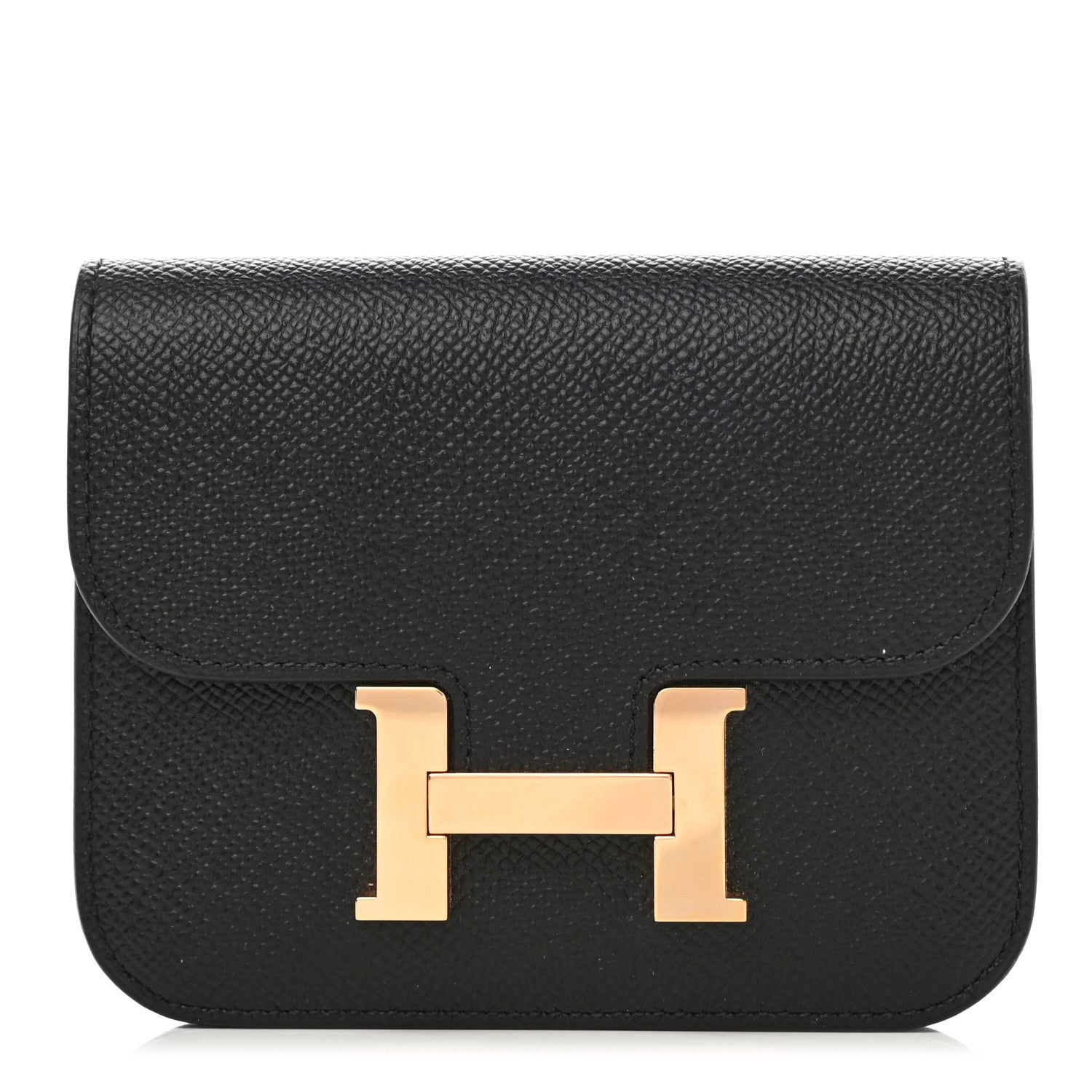 Hermes Epsom Constance Slim Wallet Black 1 of 10