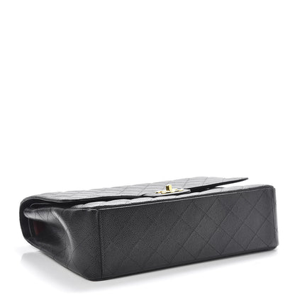 Chanel Caviar Quilted Maxi Double Flap Black 4 of 11