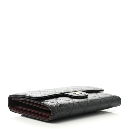 Chanel Caviar Quilted Large Flap Wallet Black 4 of 10