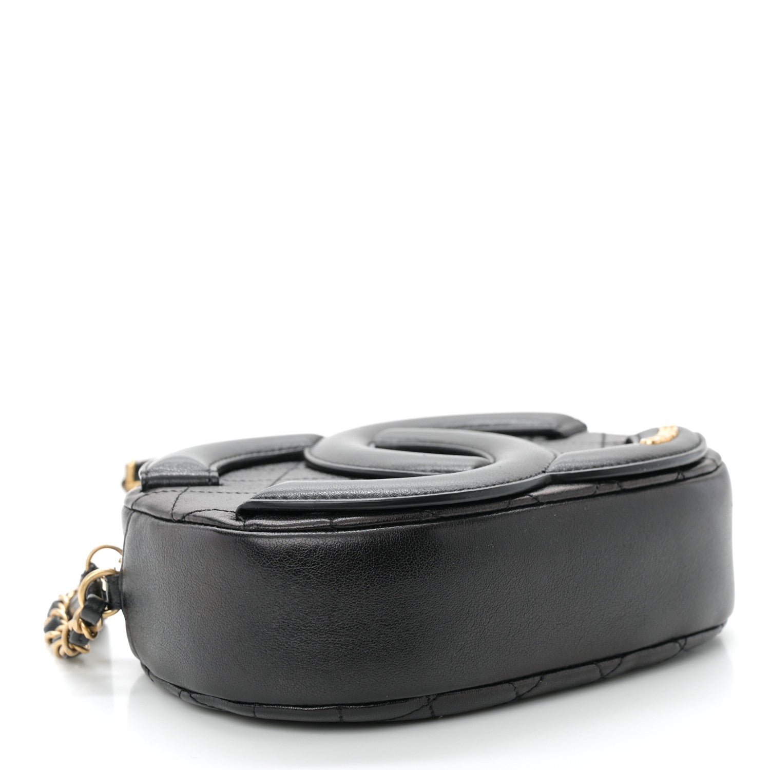 Chanel Lambskin Quilted Coco Midnight Camera Case Black 4 of 10