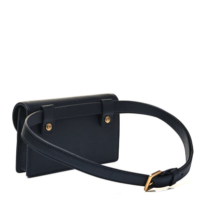 Christian Dior Grained Calfskin Saddle Belt Bag Black 3 of 8