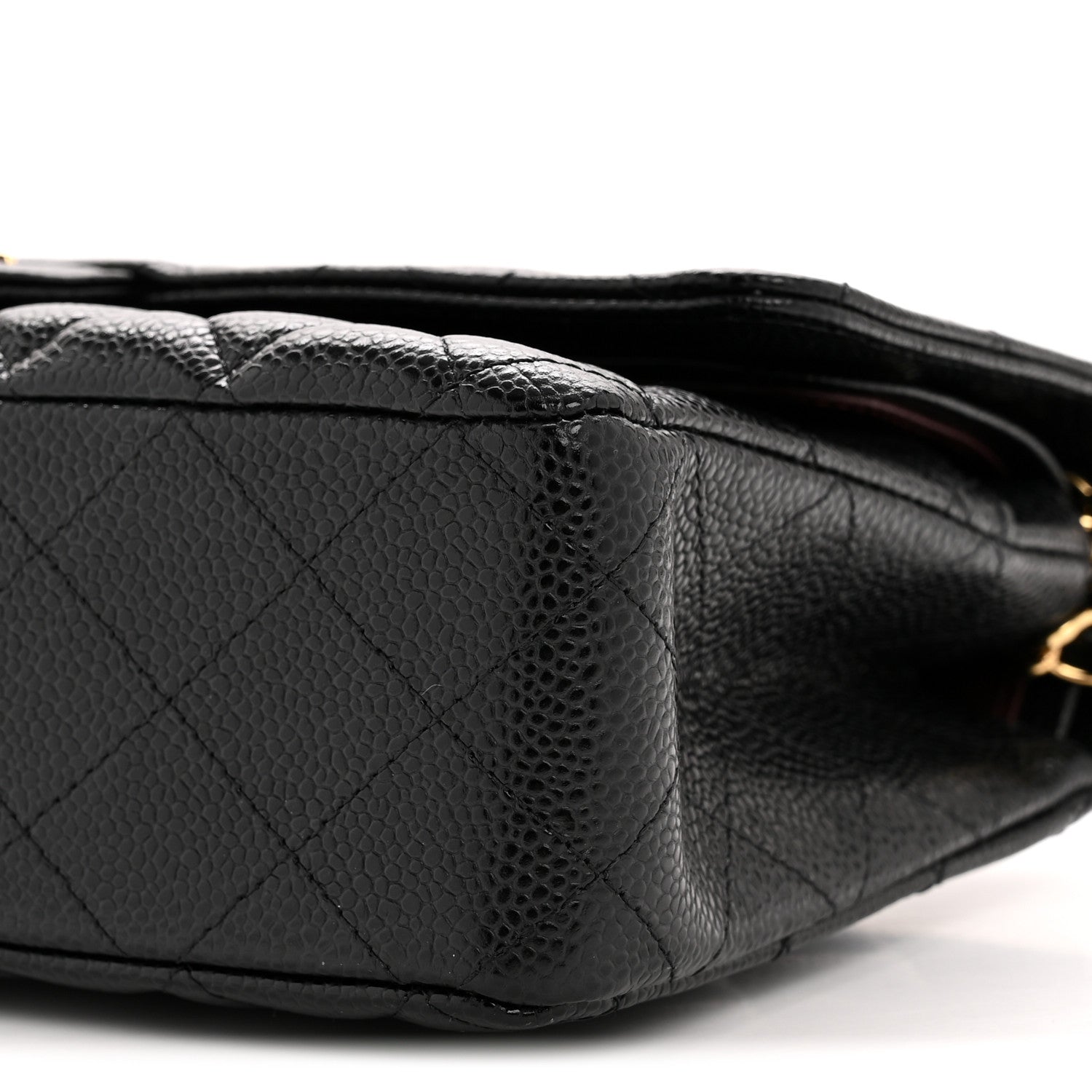Chanel Caviar Quilted Medium Double Flap Black 10 of 13