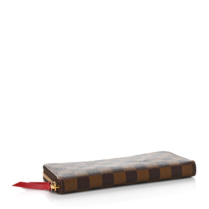 Louis Vuitton Damier Ebene Clemence Wallet Cherry 4 of 8
