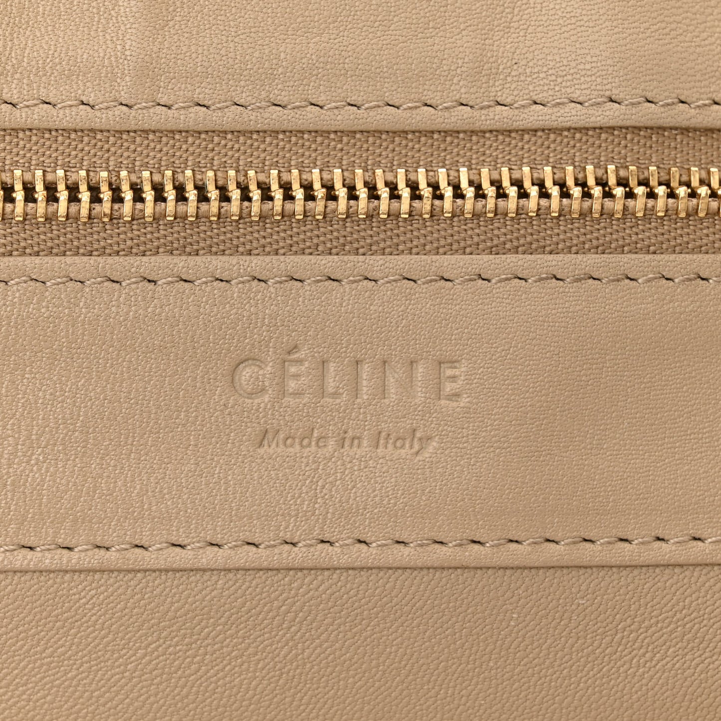 Lambskin Horizontal Cabas Beige