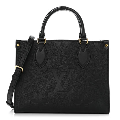 Louis Vuitton Empreinte Monogram Giant Onthego PM Black 1 of 8