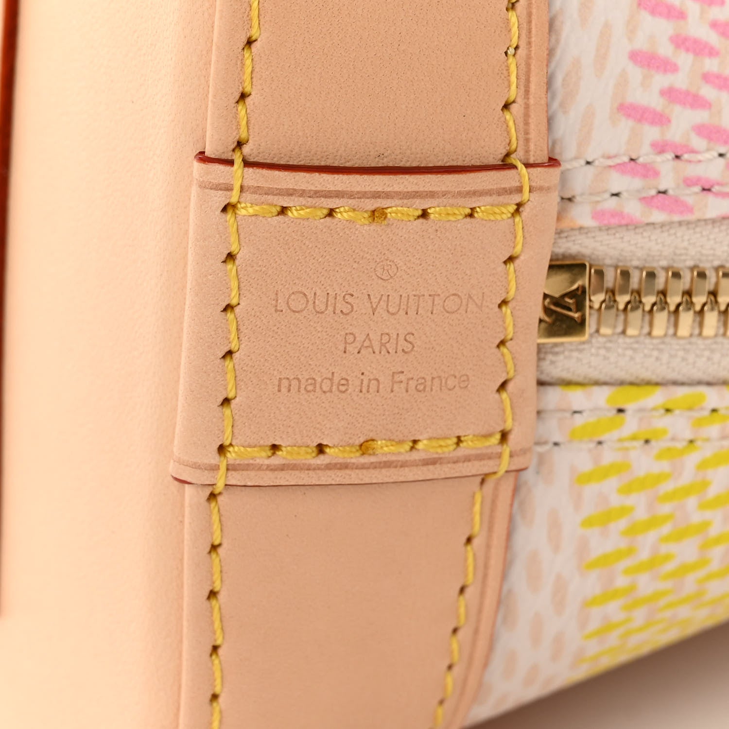 Louis Vuitton Damierlicious Alma BB Rose Peach 6 of 9
