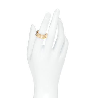 Van Cleef & Arpels 18K Yellow Gold Perlee Signature Ring 54 6.75 2 of 5