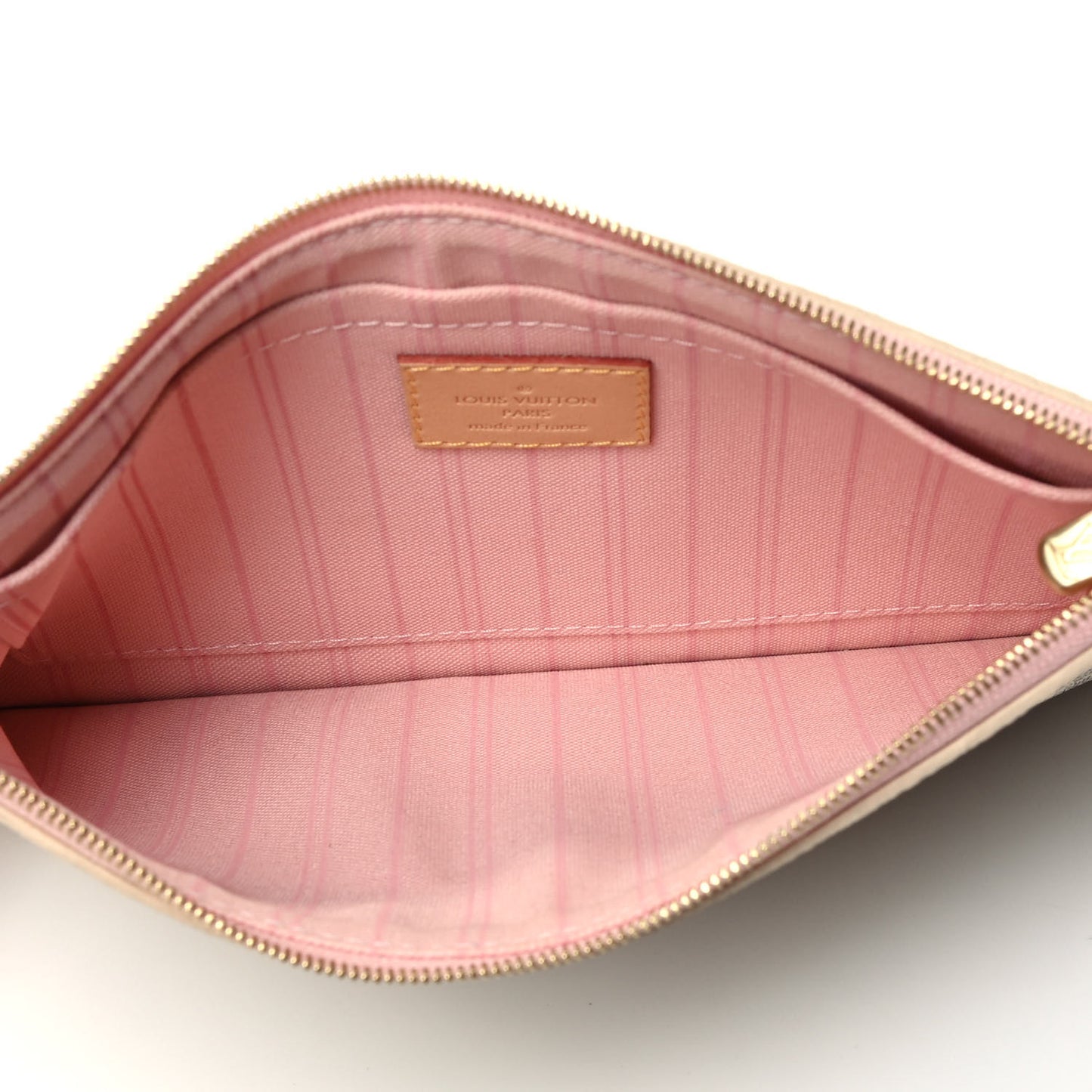 Damier Azur Neverfull MM GM Pochette Rose Ballerine