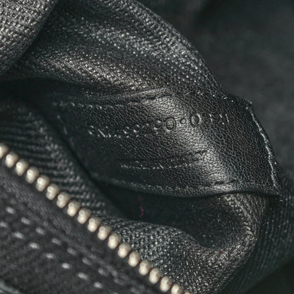 Saint Laurent Linen Calfskin Rive Gauche Tote Black 7 of 10