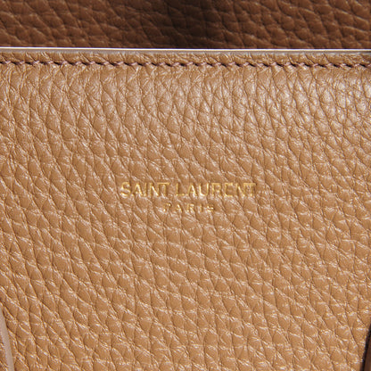Saint Laurent Grained Calfskin Small Sac De Jour Dark Beige 8 of 8