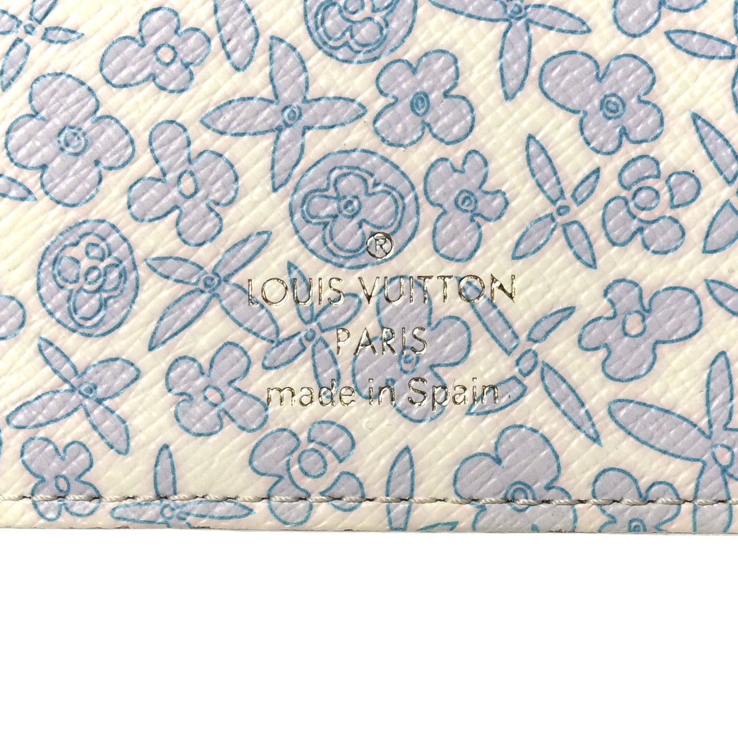Louis Vuitton Monogram Fleuri Insolite Wallet Violet 6 of 9