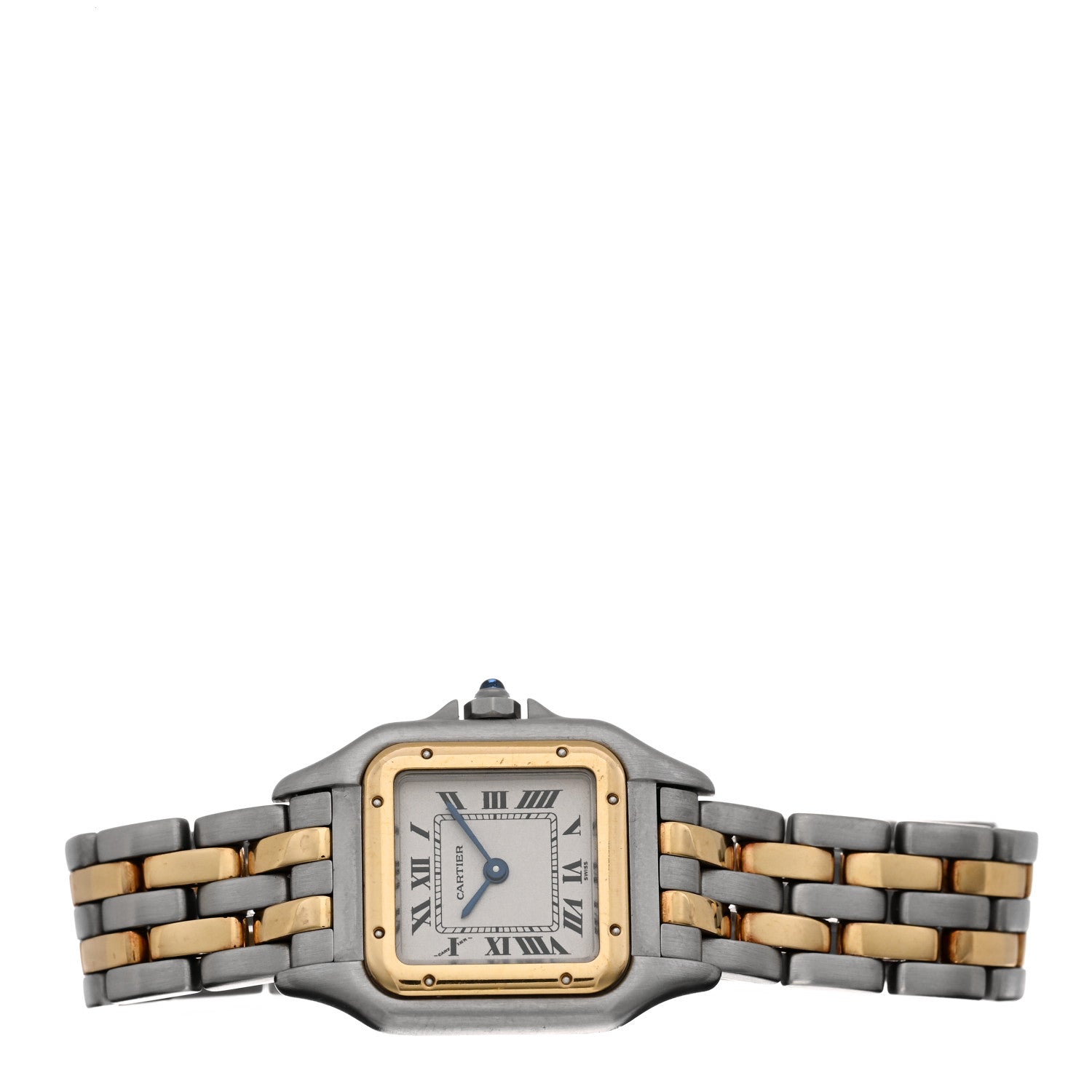 Cartier Stainless Steel 18K Yellow Gold 22mm Panthere Quartz Watch 2 of 4
