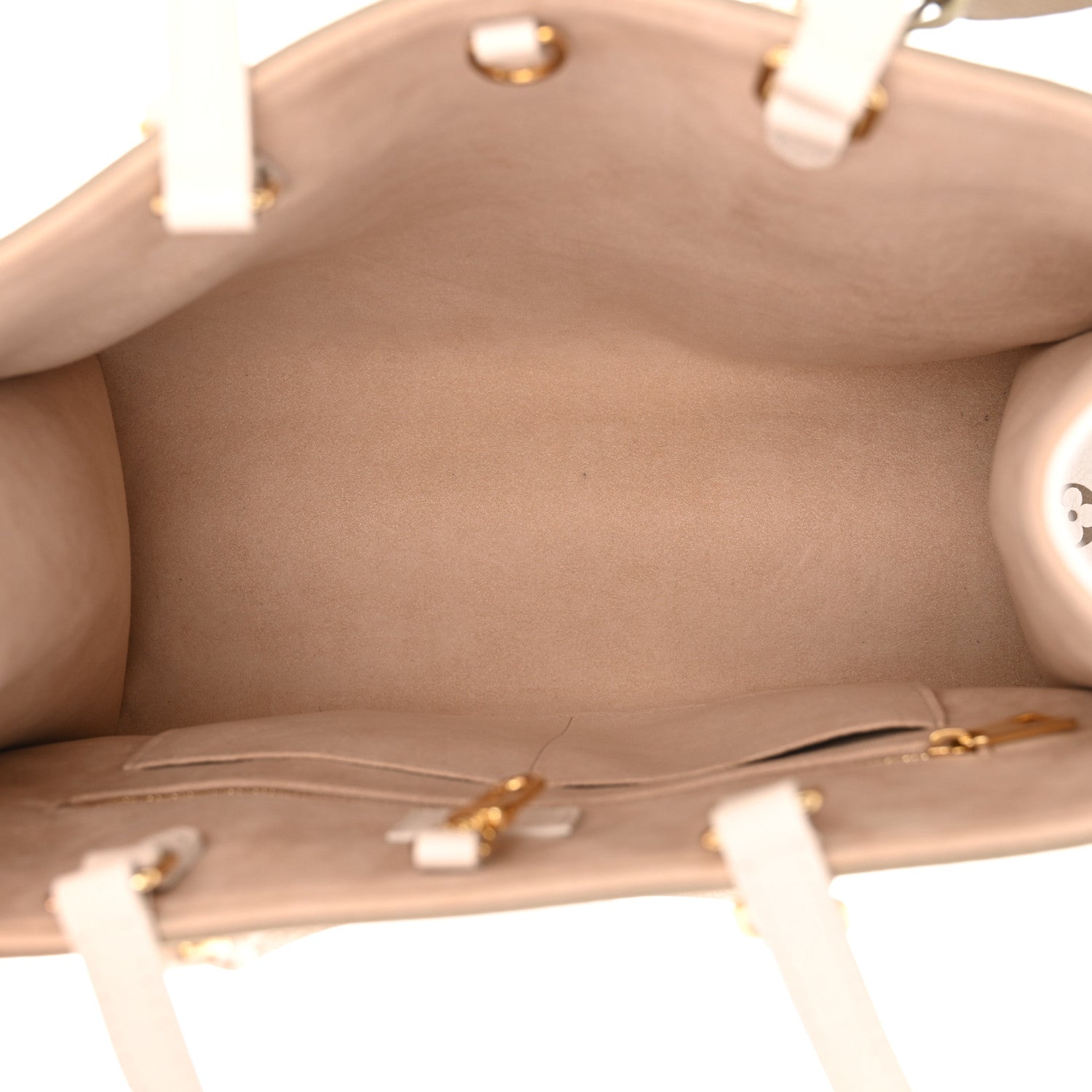 Louis Vuitton Empreinte Monogram Spring In The City Onthego MM Kaki Beige Cream 5 of 10