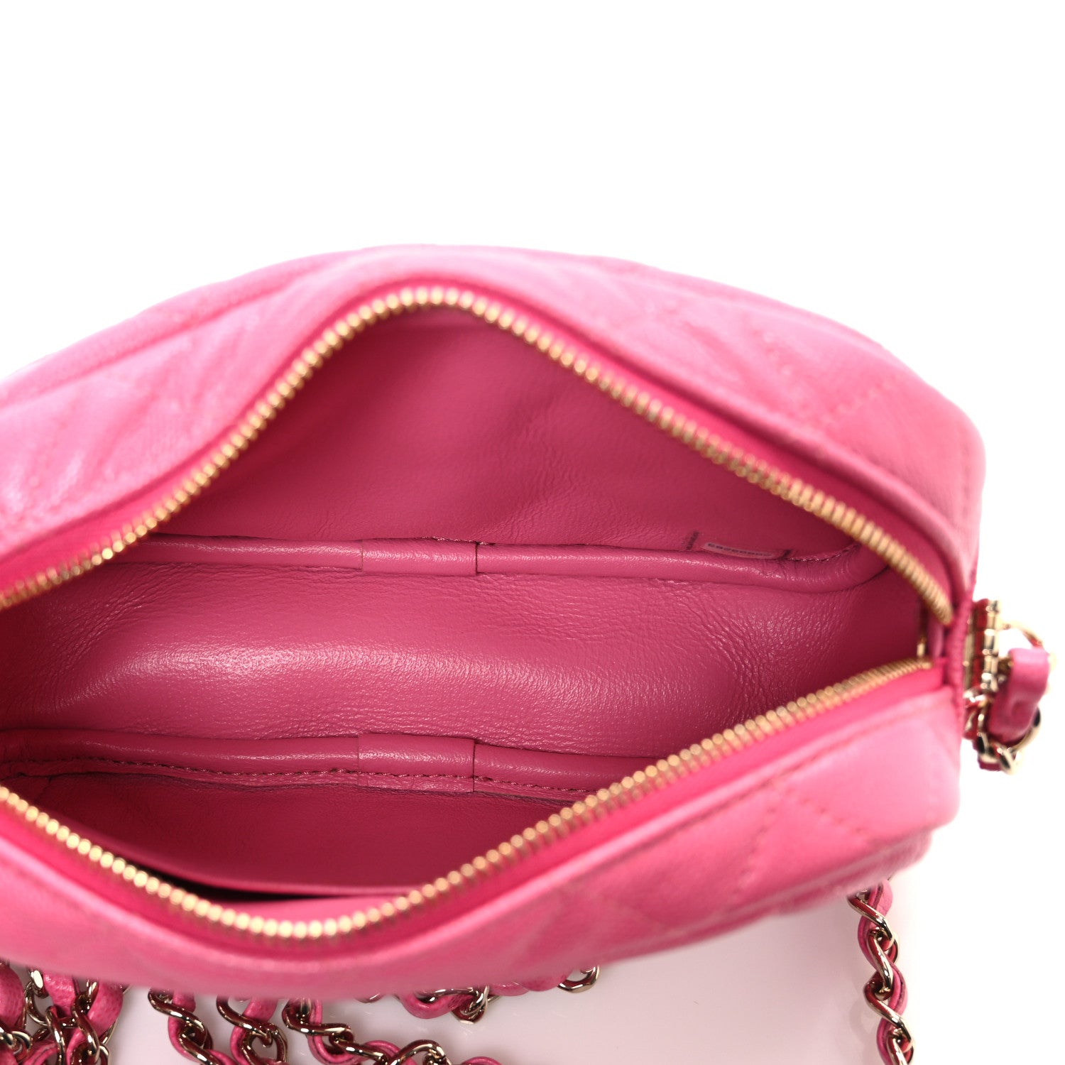 Chanel Iridescent Caviar Quilted Small Timeless Camera Case Pink 5 of 11
