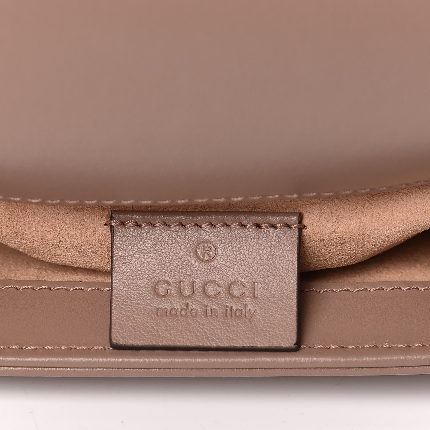 Gucci Calfskin Matelasse Mini GG Marmont Top Handle Shoulder Bag Porcelain Rose 6 of 10