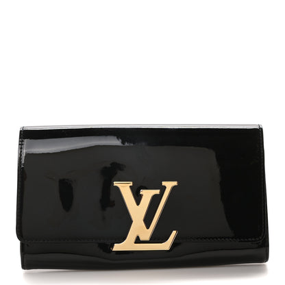 Louis Vuitton Patent Louise Clutch Black 1 of 8