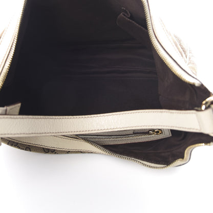 Gucci GG Monogram Medium Charmy Hobo Off White 5 of 15