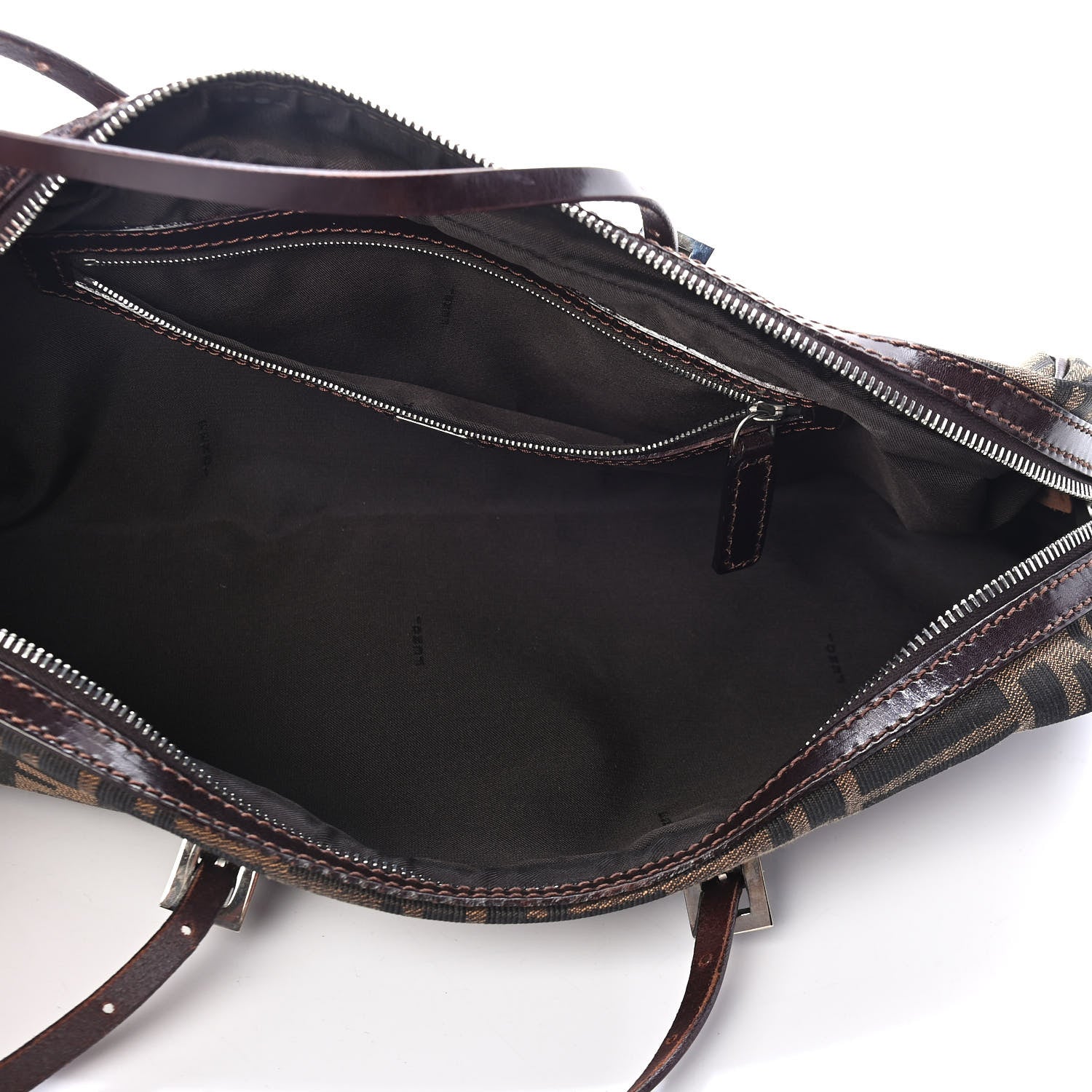 Fendi Zucca Buckle Tote Tobacco 4 of 4