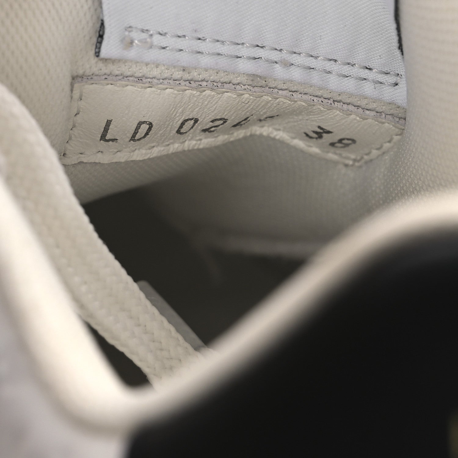 Louis Vuitton Calfskin Monogram LV Stadium Sneaker 38 White Black 10 of 11