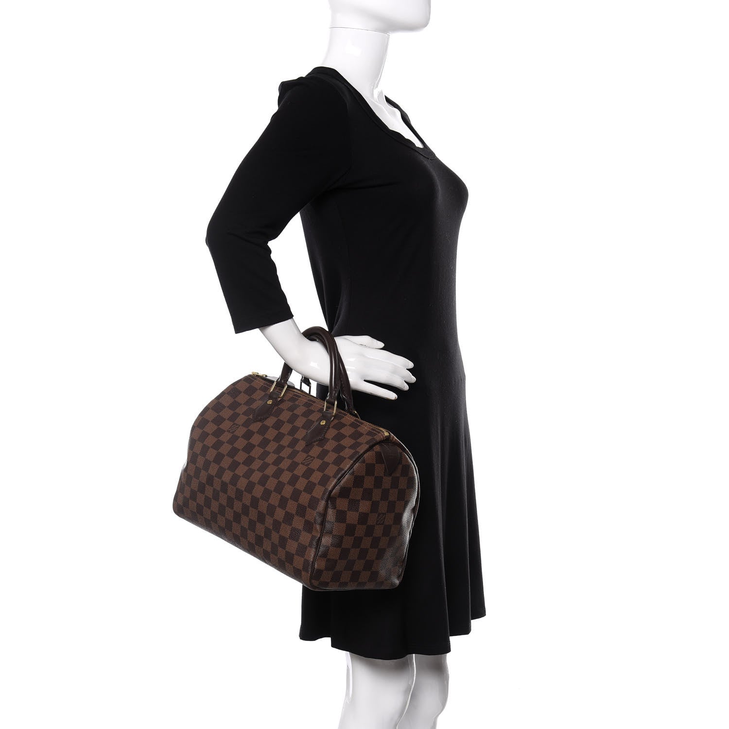 Louis Vuitton Damier Ebene Speedy 30 2 of 11