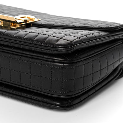 Celine Calfskin Quilted Medium C Bag Black 12 of 12