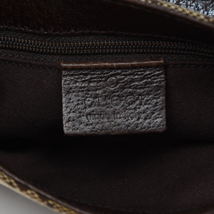 Gucci Monogram Waist Pouch Bag Dark Brown 6 of 12