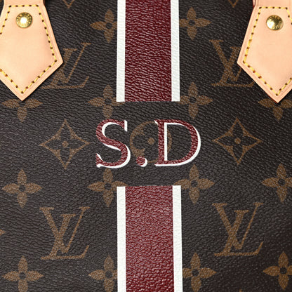 Louis Vuitton Monogram My LV Heritage Speedy Bandouliere 30 Bordeaux White 7 of 11